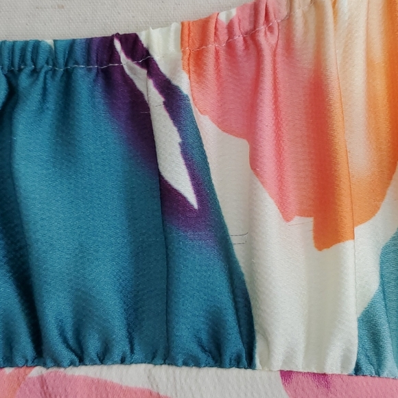 Flowy, Silky, Multicolor LOFT dress - Picture 6 of 8